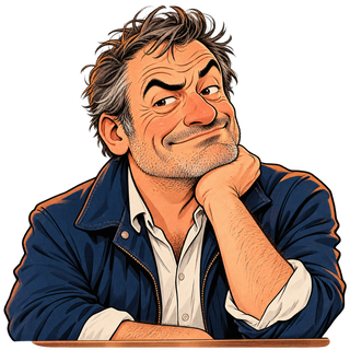 Caricature : Le troll de comptoir